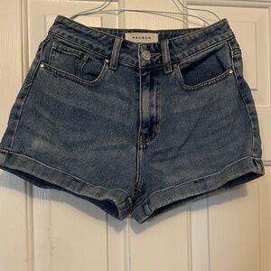 PacSun Dark Blue Jean Shorts